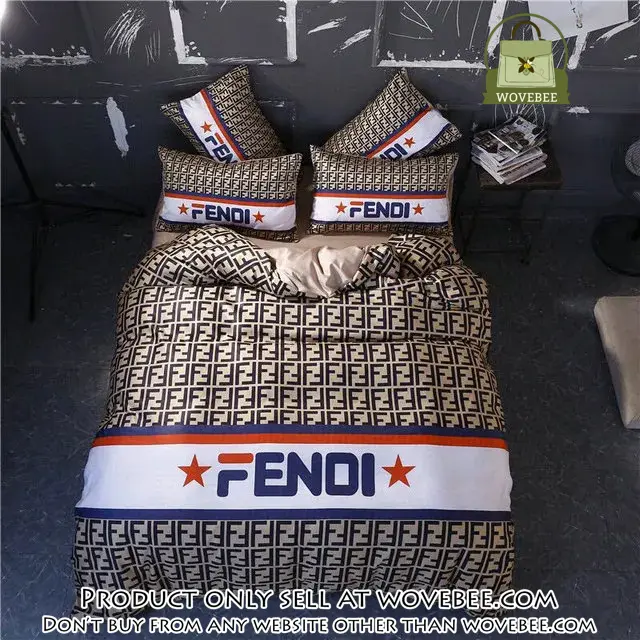Fendi new bedding sets quilt sets duvet cover luxury brand bedding decor wvb4822428